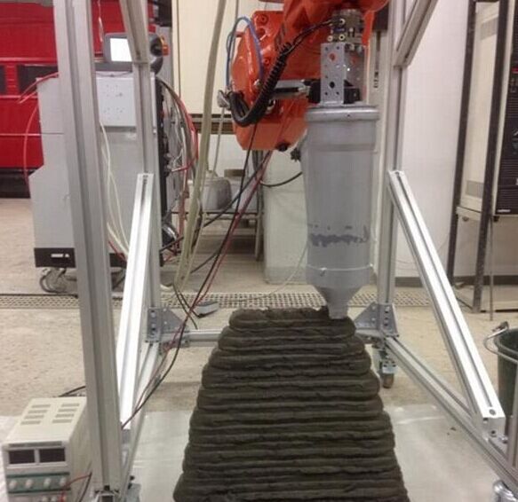 混凝土、混凝土3D打印機(jī)、可移動(dòng)混凝土3D打印機(jī)