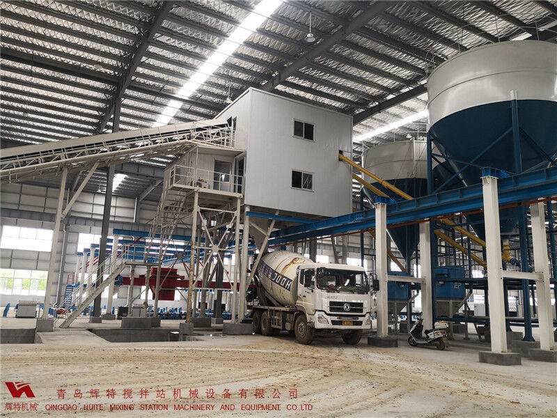 輝特攪拌站HZN120PC攪拌臂采用流線型設計減小阻力提高攪拌率延長壽命