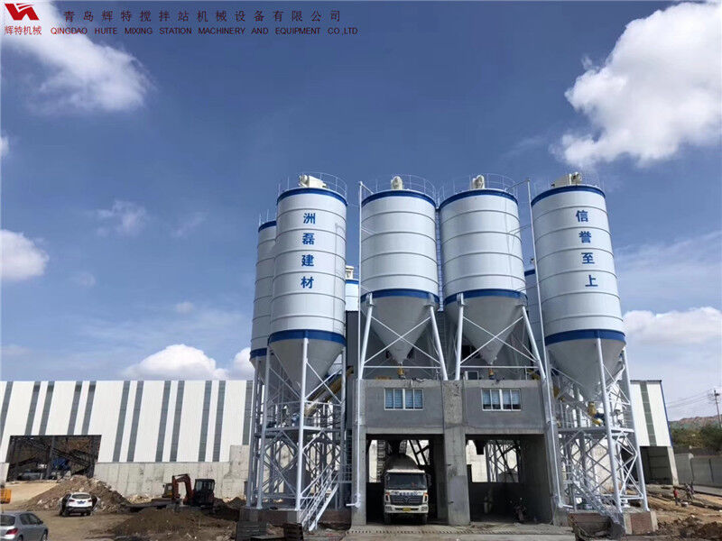 HZS180混凝土攪拌站 輝特機械 集生產與研發于一體