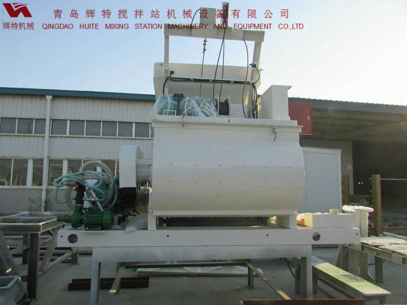 JS750攪拌臂采用偏心式設(shè)計(jì)，延長(zhǎng)使用壽命，青島輝特機(jī)械