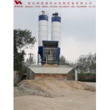 輝特混凝土攪拌站HZS50攪拌性能強，攪拌均勻、迅速，生產(chǎn)效率高
