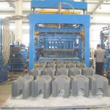 水泥井壁用弧形模塊生產設備