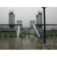 雙主機(jī)連體混凝土攪拌站2HZS90/億立建機(jī)